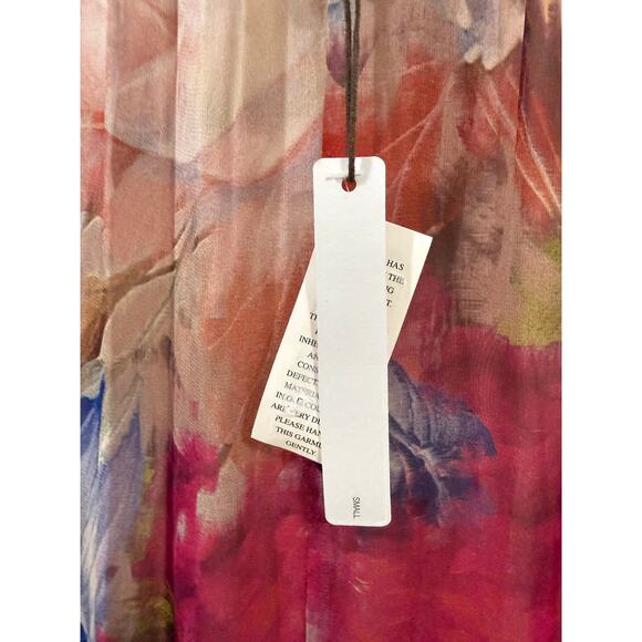 Twelfth Street by Cynthia Vincent Portrait Floral Silk Maxi Dress - Picture 14 of 15